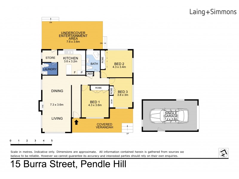 15 Burra Street, Pendle Hill NSW 2145 Floorplan