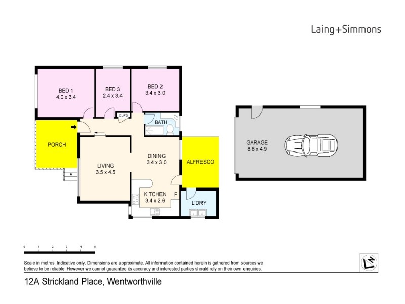 12A  Strickland Place, Wentworthville NSW 2145 Floorplan