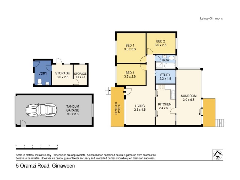 5 Oramzi Road, Girraween NSW 2145 Floorplan