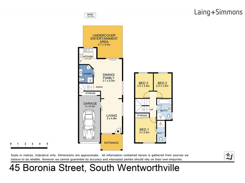 45 Boronia Street, South Wentworthville NSW 2145 Floorplan