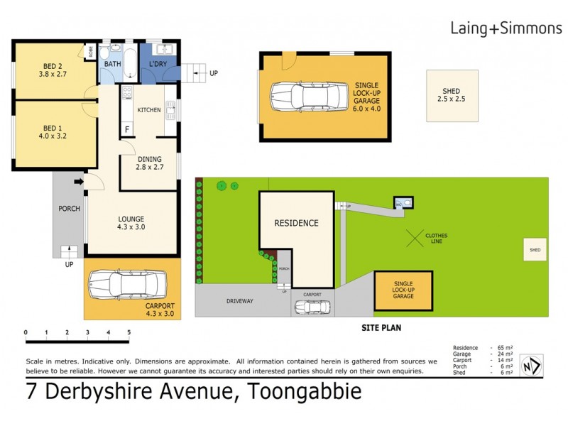 7 Derbyshire Avenue, Toongabbie NSW 2146 Floorplan
