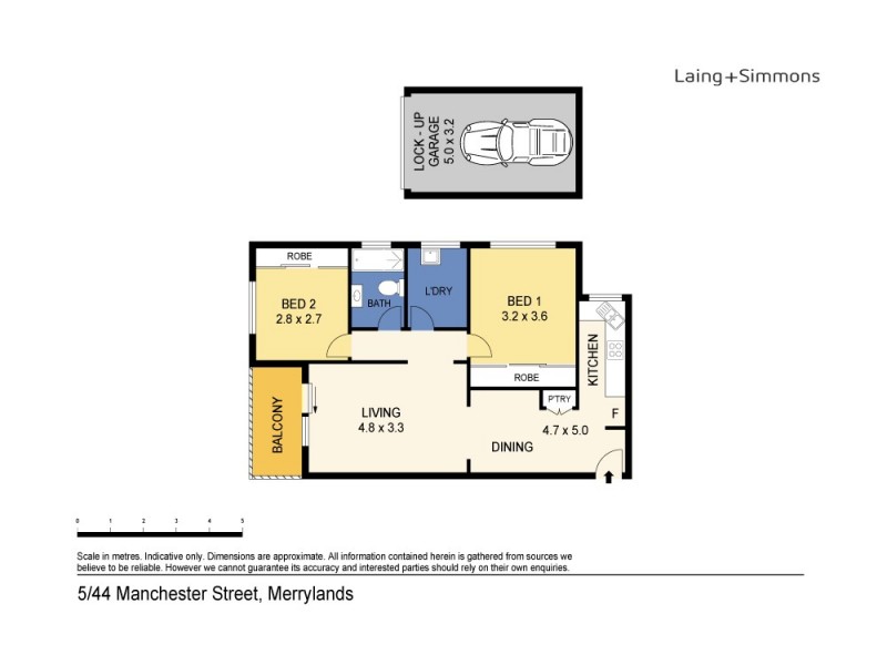 5/44 Manchester Street, Merrylands NSW 2160 Floorplan