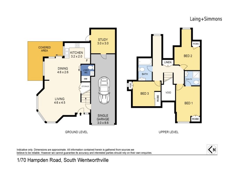 1/70-72 Hampden Road, South Wentworthville NSW 2145 Floorplan