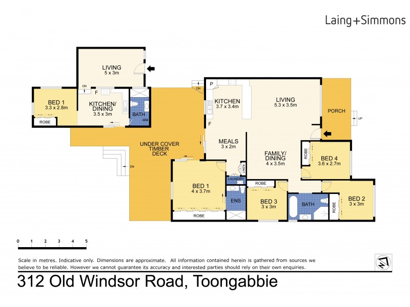 312 Old Windsor (Service Rd) Road – Access to property via Reynolds Street, Toongabbie NSW 2146 Floorplan