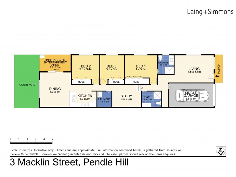 3  Macklin Street, Pendle Hill NSW 2145 Floorplan