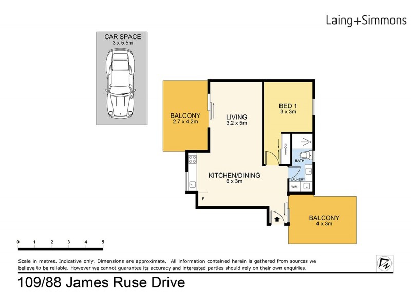 109/88 James Ruse Drive, Rosehill NSW 2142 Floorplan