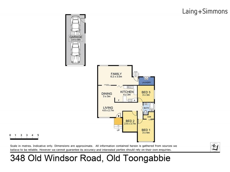 348 Old Windsor Road  (Service Rd) Road – Access to property via Reynolds Street, Toongabbie NSW 2146 Floorplan