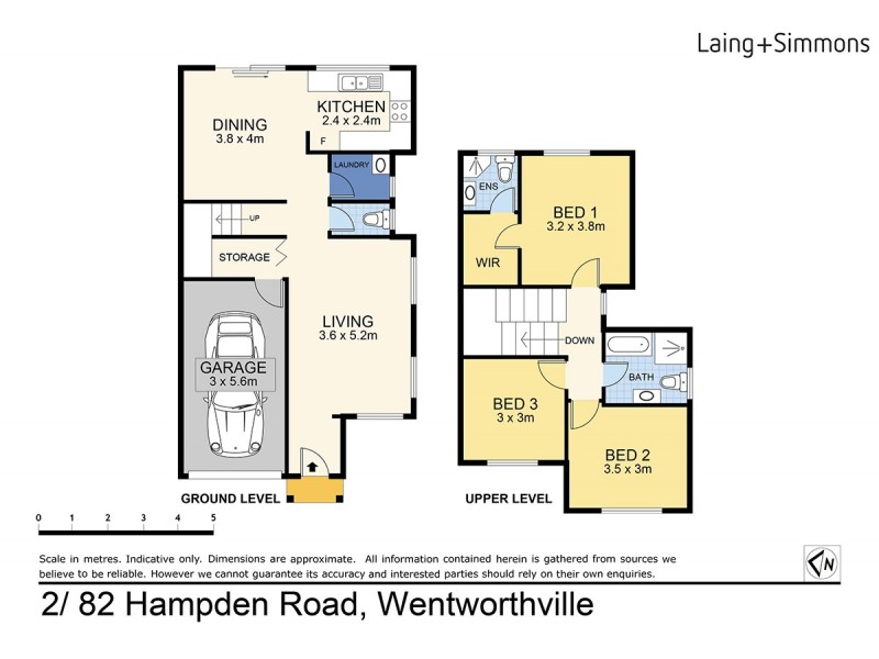 2/82 Hampden Rd, South Wentworthville NSW 2145 Floorplan