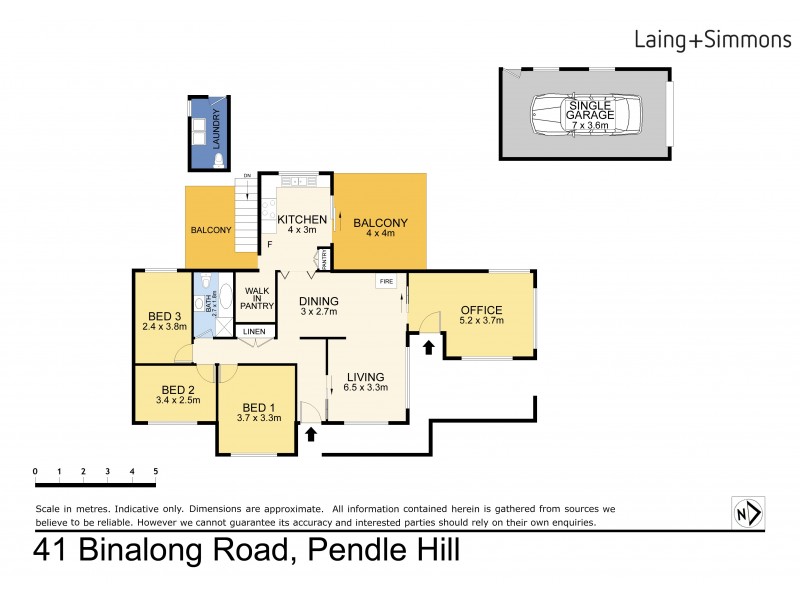 41 Binalong Road, Pendle Hill NSW 2145 Floorplan