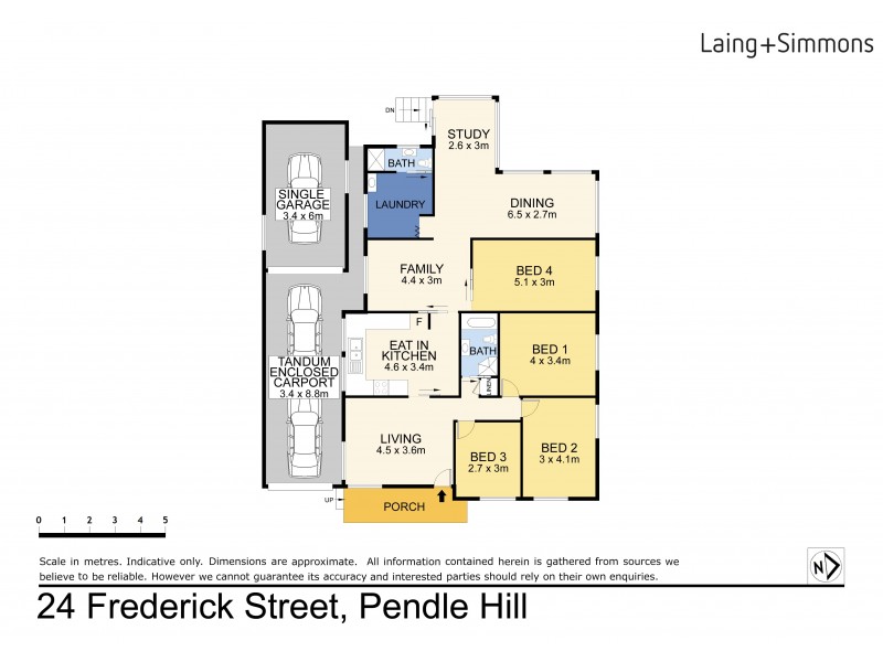 24 Frederick Street, Pendle Hill NSW 2145 Floorplan