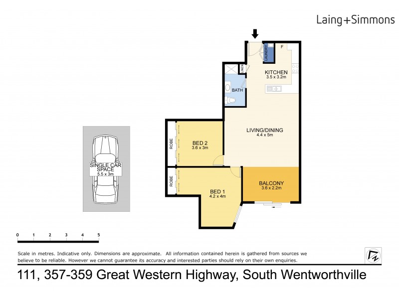 111/357-359 Great Western Highway, South Wentworthville NSW 2145 Floorplan
