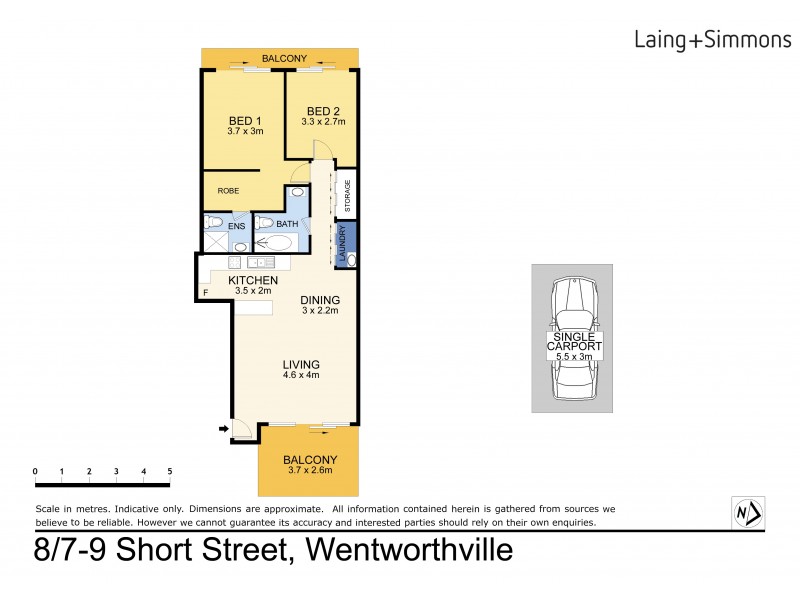 8/7-9 Short Street, Wentworthville NSW 2145 Floorplan