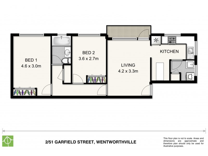 2/51 Garfield Street, Wentworthville NSW 2145 Floorplan