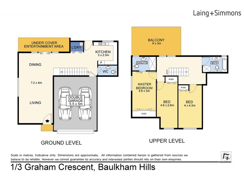 1/3 Graham Crescent, Baulkham Hills NSW 2153 Floorplan