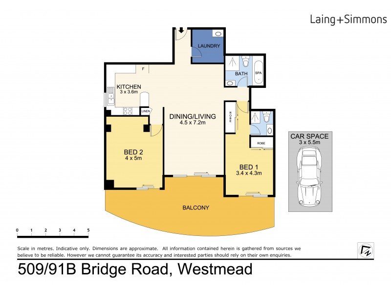 509/91B Bridge Road, Westmead NSW 2145 Floorplan