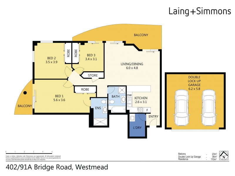 402/91A Bridge Road, Westmead NSW 2145 Floorplan