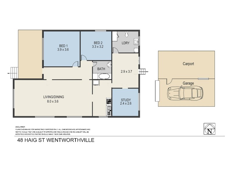 48  Haig Street, Wentworthville NSW 2145 Floorplan