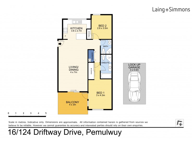 16/124 Driftway Drive, Pemulwuy NSW 2145 Floorplan