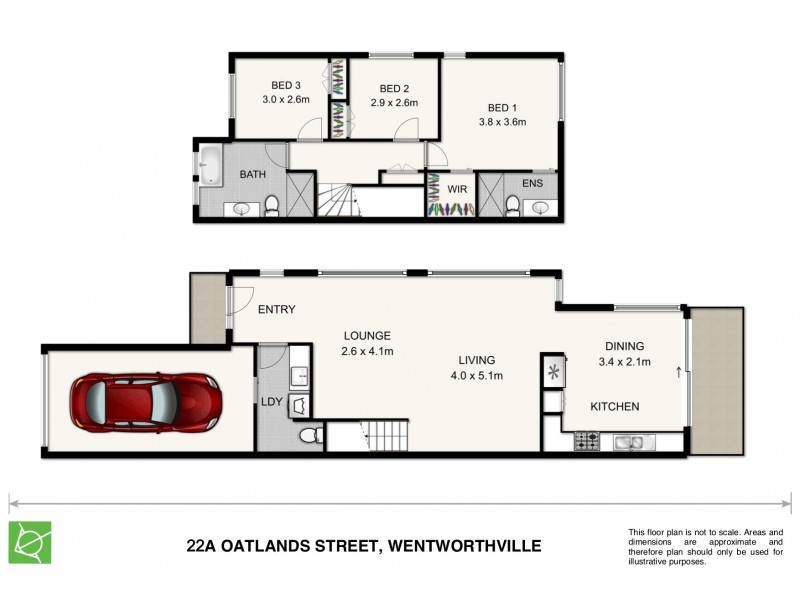 1/22 Oatlands Street, Wentworthville NSW 2145 Floorplan
