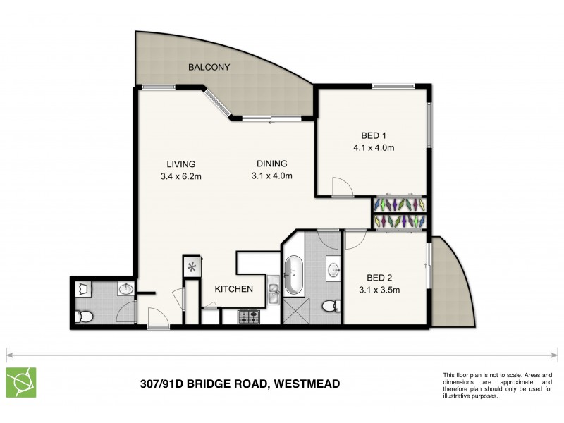 307/91D Bridge Road, Westmead NSW 2145 Floorplan