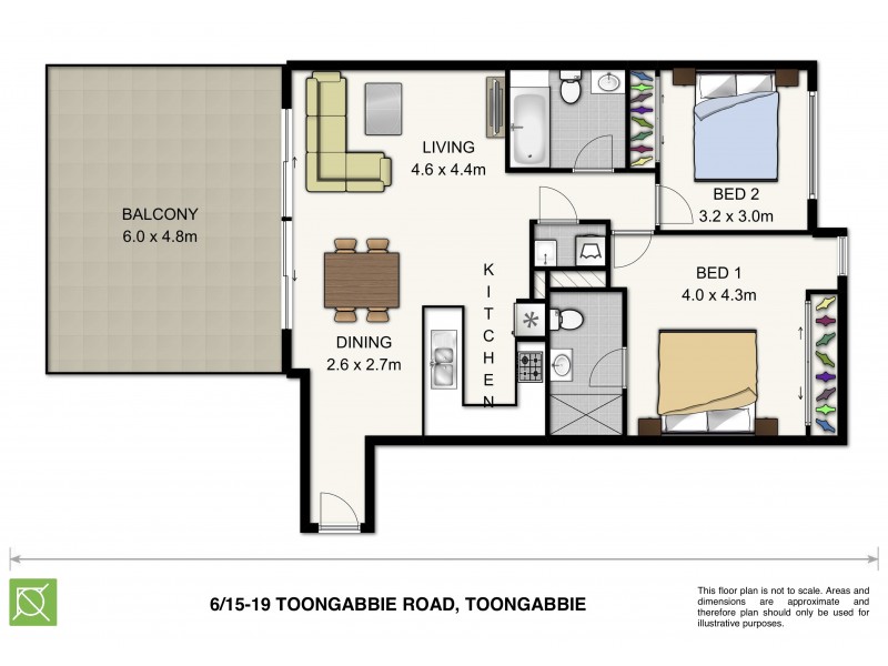 6/15 -19 Toongabbie Road, Toongabbie NSW 2146 Floorplan