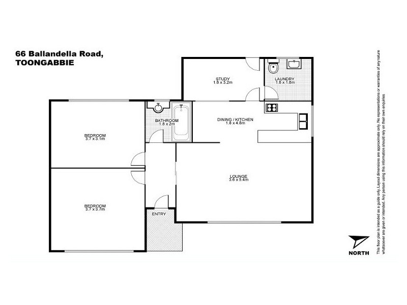 66 Ballandella Rd, Toongabbie NSW 2146 Floorplan