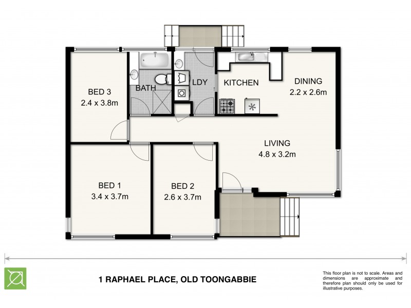 1 Raphael Place, Old Toongabbie NSW 2146 Floorplan