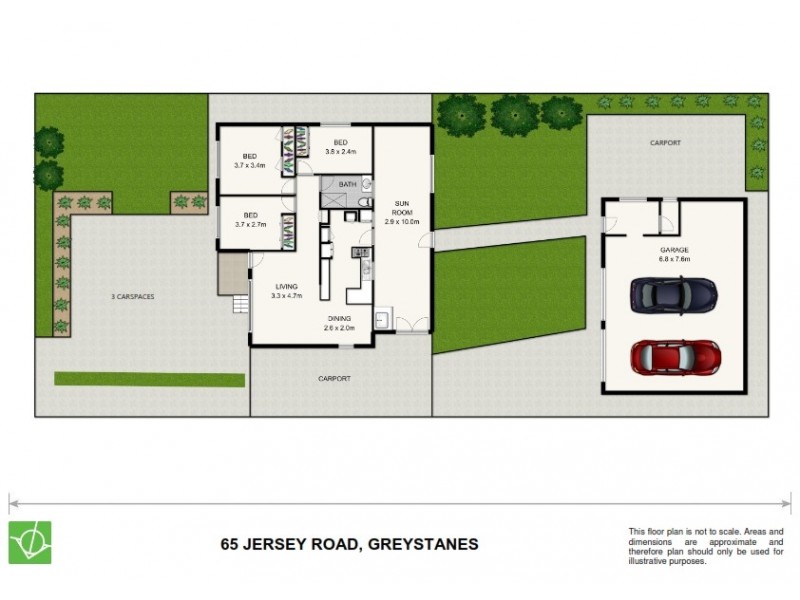 65 Jersey Road, Greystanes NSW 2145 Floorplan