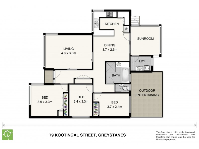 79 Kootingal St, Greystanes NSW 2145 Floorplan