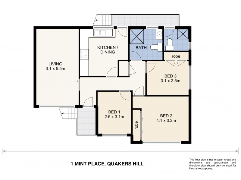 1 Mint Place, Quakers Hill NSW 2763 Floorplan
