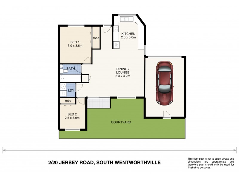 2/20 Jersey Road, South Wentworthville NSW 2145 Floorplan