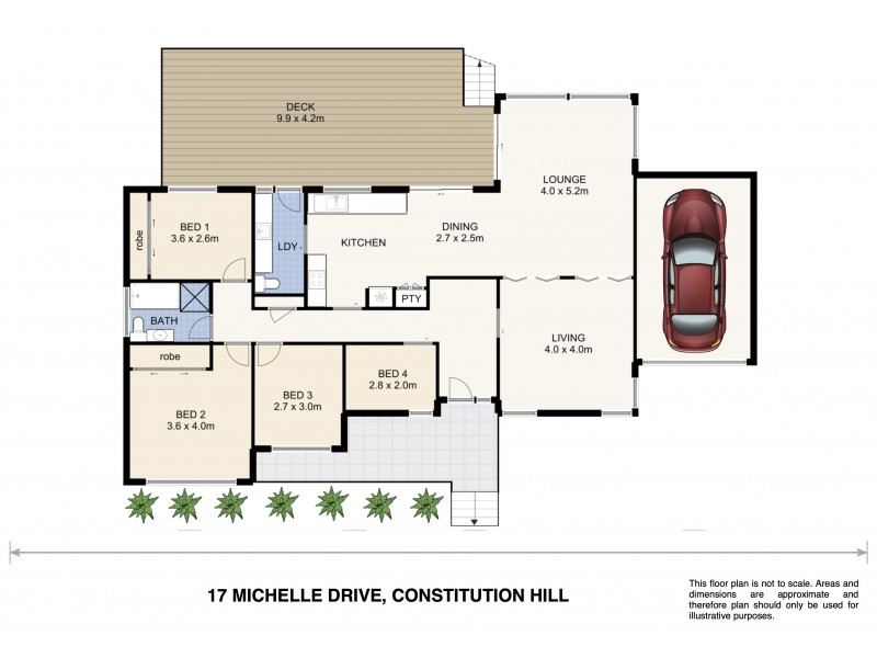 17  Michelle Drive, Constitution Hill NSW 2145 Floorplan