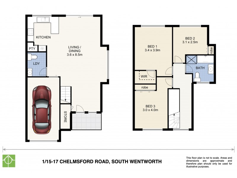 1/15-17 Chelmsford Road, South Wentworthville NSW 2145 Floorplan