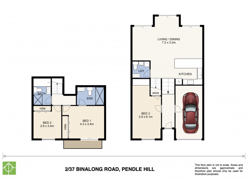 2/37 Binalong Road, Pendle Hill NSW 2145 Floorplan