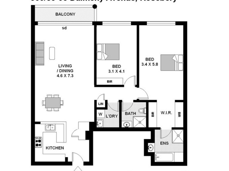 360/83-93 Dalmeny Avenue, Rosebery NSW 2018
