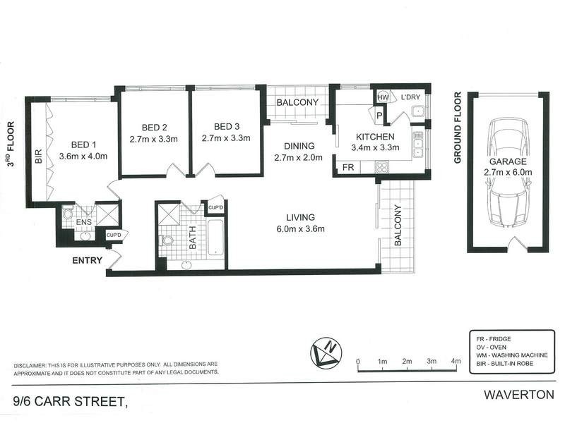 9/6 Carr Street, Waverton NSW 2060