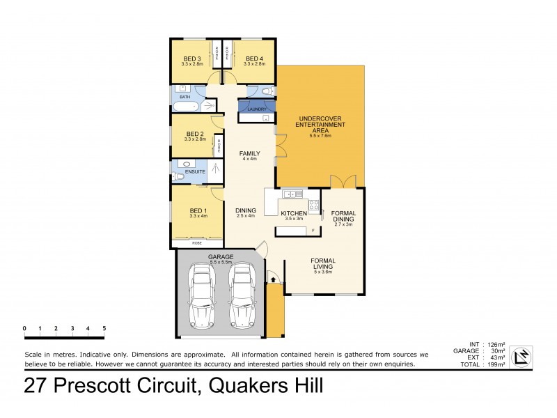 27 Prescott Circuit, Quakers Hill NSW 2763 Floorplan