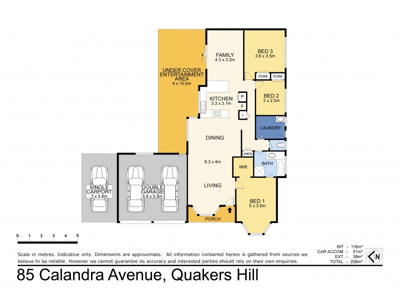 85  Calandra Avenue, Quakers Hill NSW 2763 Floorplan