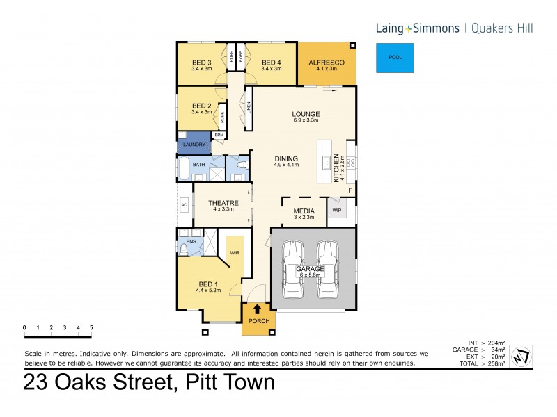 23 Oaks Street, Pitt Town NSW 2756 Floorplan