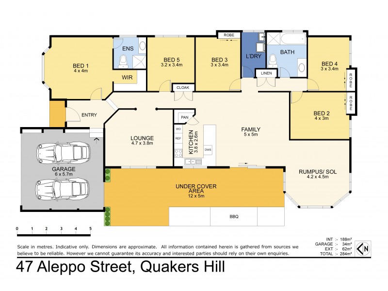 47 Aleppo Street, Quakers Hill NSW 2763 Floorplan