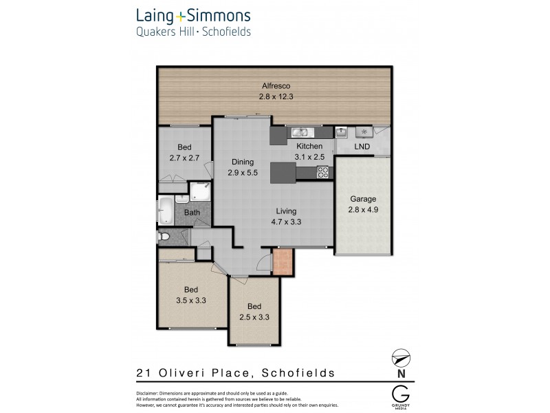 21 Oliveri Place, Schofields NSW 2762 Floorplan