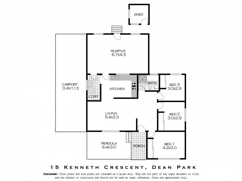 15  Kenneth Crescent, Dean Park NSW 2761 Floorplan
