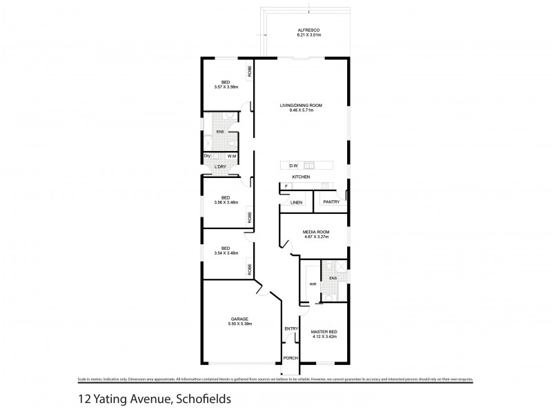 12 Yating Avenue, Schofields NSW 2762 Floorplan