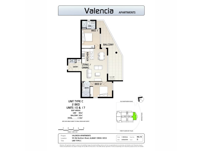 17/57 Old Northern Road, Albany Creek QLD 4035 Floorplan