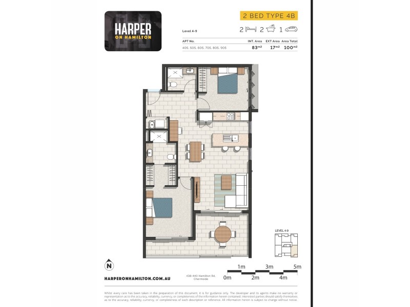 405/440 Hamilton Road, Chermside QLD 4032 Floorplan