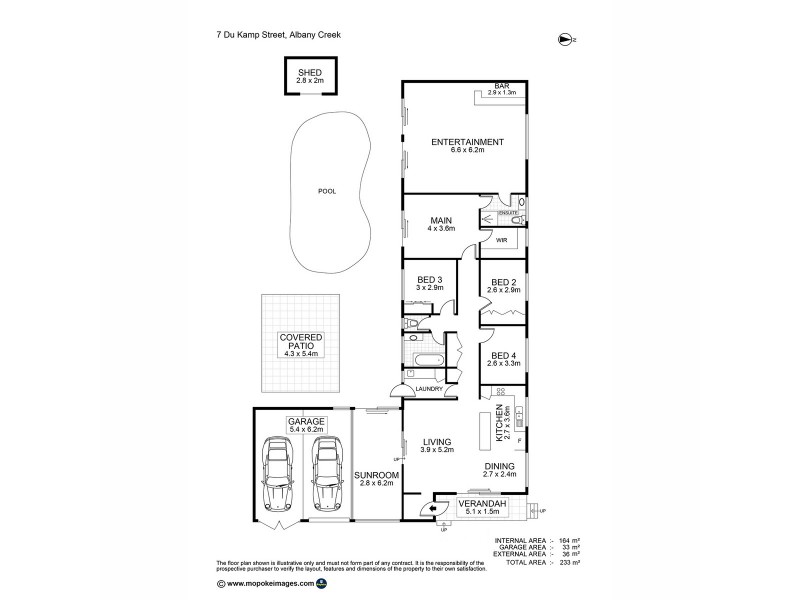 7 Du Kamp Street, Albany Creek QLD 4035 Floorplan