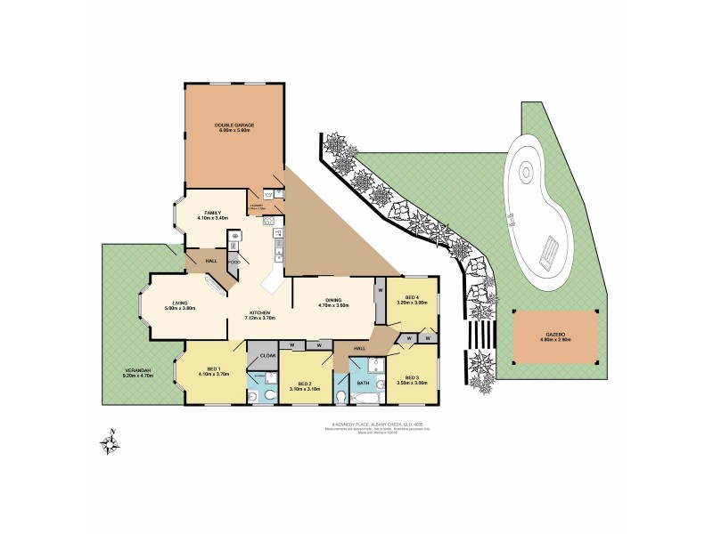 8 Kennedy Place, Albany Creek QLD 4035 Floorplan