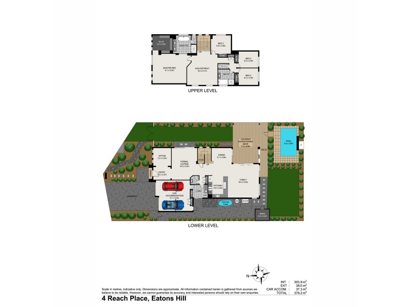 4 Reach Place, Eatons Hill QLD 4037 Floorplan