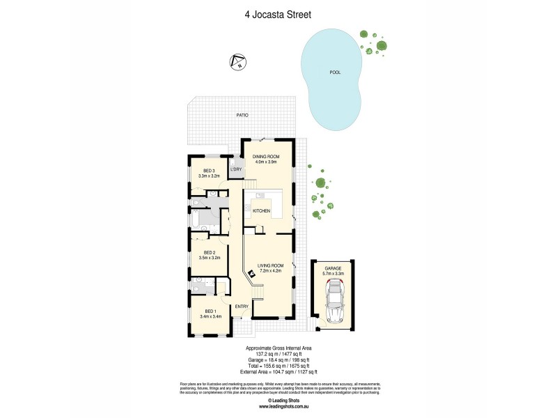 4 Jocasta Street, Eatons Hill QLD 4037 Floorplan