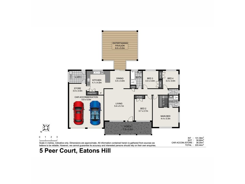 5 Peer Court, Eatons Hill QLD 4037 Floorplan